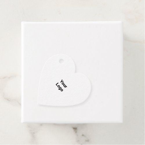 Simple minimal elegant custom logo here company  g favor tags