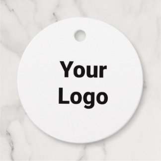 Simple minimal elegant custom logo here company  g favor tags