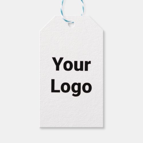 Simple minimal elegant custom logo here company  g gift tags