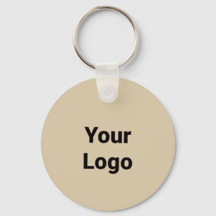 Simple minimal elegant custom logo here company g keychain
