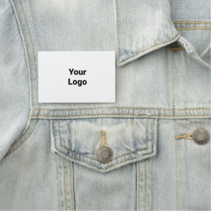 Simple minimal elegant custom logo here company g name tag