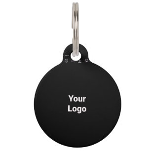 Simple minimal elegant custom logo here company g pet ID tag