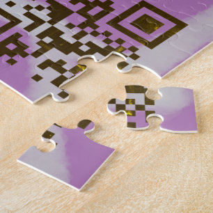 Simple minimal elegant custom logo here company j jigsaw puzzle