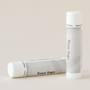 Simple minimal elegant custom logo here company  l lip balm