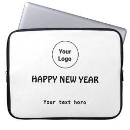 Simple minimal elegant custom logo here company    laptop sleeve