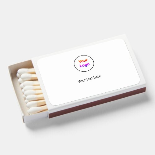 Simple minimal elegant custom logo here company   matchboxes