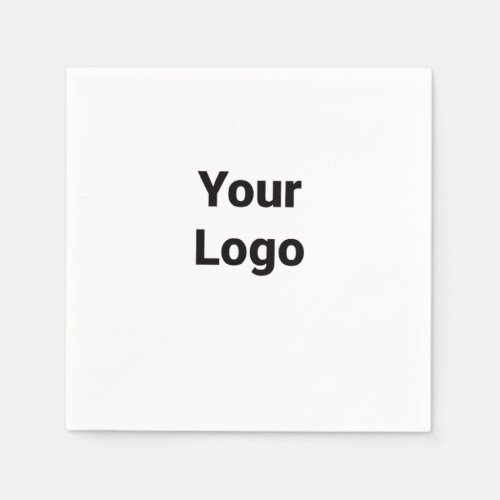 Simple minimal elegant custom logo here company    napkins