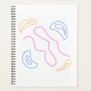 Simple minimal elegant custom logo here company planner