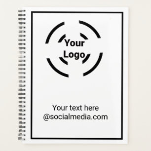 Simple minimal elegant custom logo here company    planner