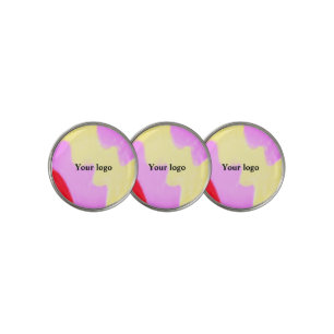 Simple minimal elegant custom logo here company th golf ball marker