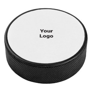Simple minimal elegant custom logo here company th hockey puck