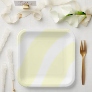 Simple minimal elegant custom logo here company th paper plates
