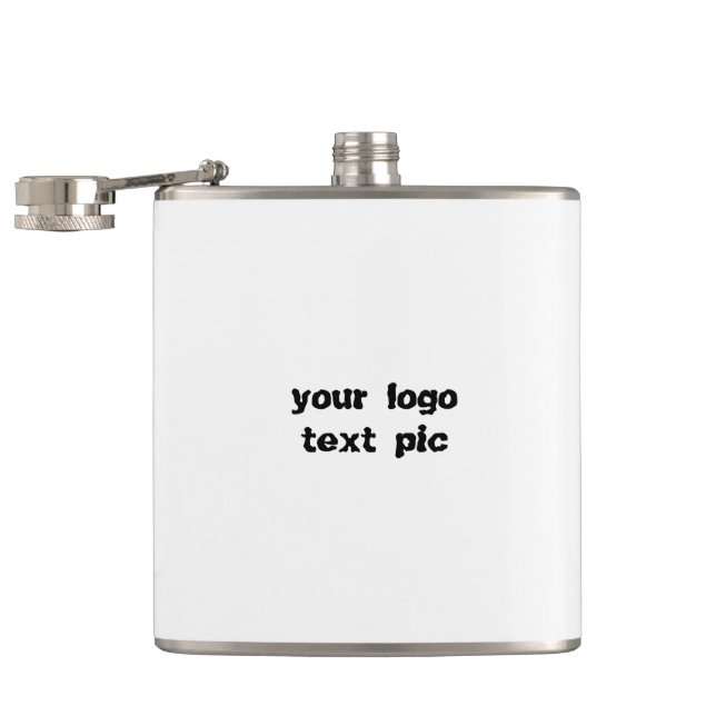 Simple minimal elegant custom logo here company  w flask (Opened)