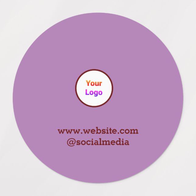 Simple minimal elegant custom logo here company  w kids' labels (Design 3)