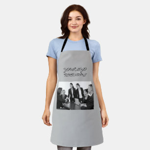 Simple minimal elegant custom logo here company wa apron