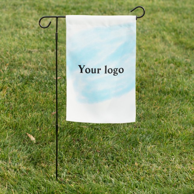Simple minimal elegant custom logo here company wa garden flag (In SItu)