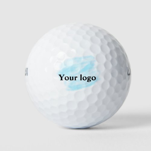 Simple minimal elegant custom logo here company wa golf balls