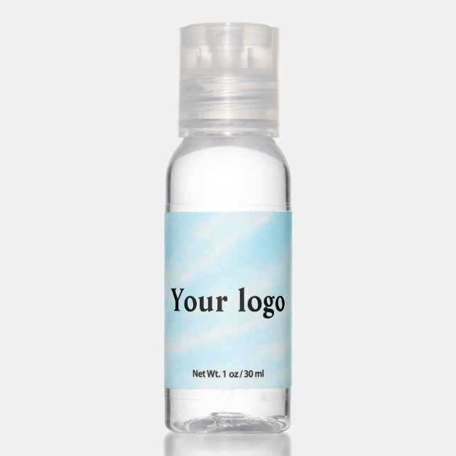 Simple minimal elegant custom logo here company wa hand sanitizer (Front)