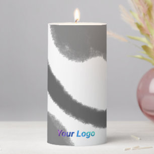 Simple minimal elegant custom logo here company wa pillar candle