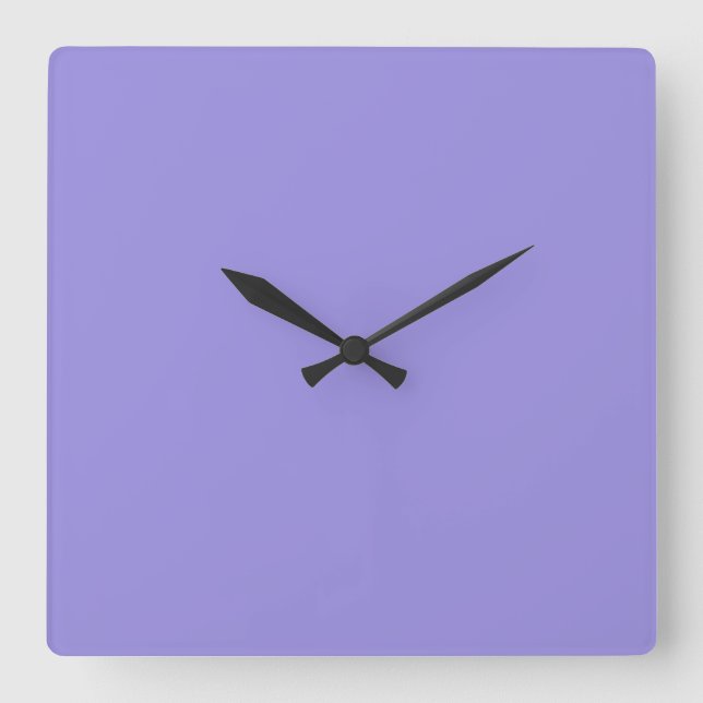 Simple minimal elegant custom logo here company wa square wall clock (Front)