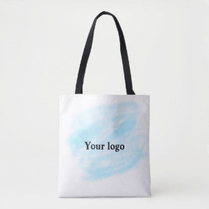 Simple minimal elegant custom logo here company wa tote bag