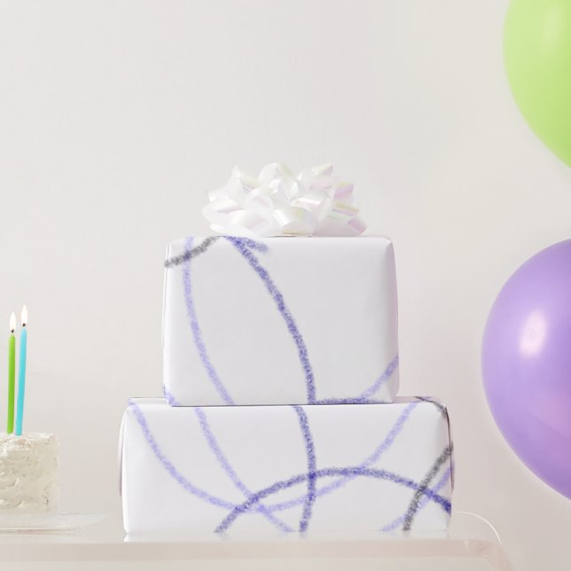 Simple minimal elegant custom logo here company   wrapping paper (Party Gifts)