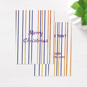 Simple minimal elegant  merry christmas gift tag