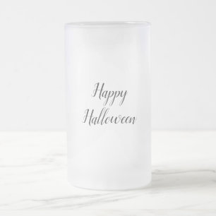 Simple minimal elegant thank you elegant custom c frosted glass beer mug