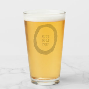 Simple minimal elegant thank you elegant custom  c glass