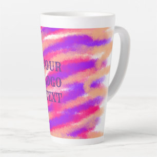 Simple minimal elegant thank you elegant custom  c latte mug