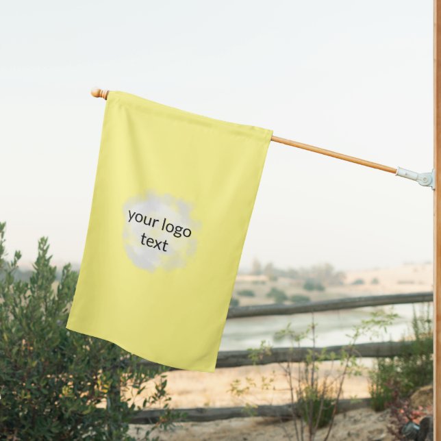 simple minimal elegnt coloful design custom add lo house flag (Insitu (Back))