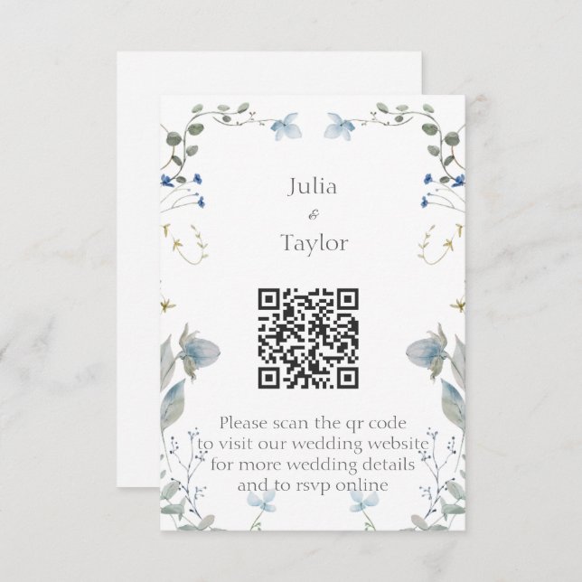 Simple Minimal Enclosure Card (Front/Back)