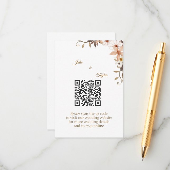 Simple Minimal Enclosure Card (Front/Back In Situ)