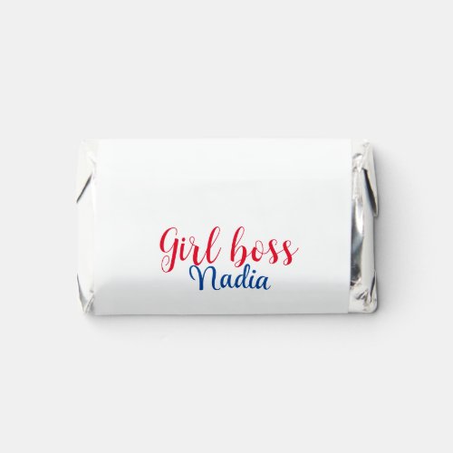 simple minimal girl boss add name text image busin hersheys miniatures