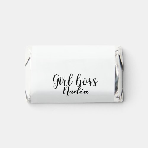 simple minimal girl boss add name text image busin hersheys miniatures