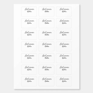 simple minimal girl power add name text image busi matchboxes