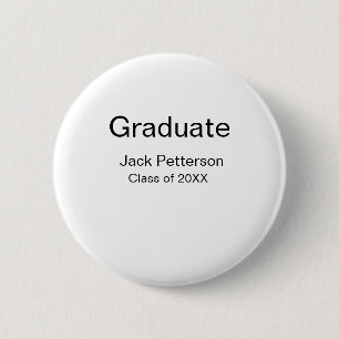 simple minimal graduate add name modern class button