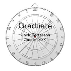 simple minimal graduate add name modern class  dart board