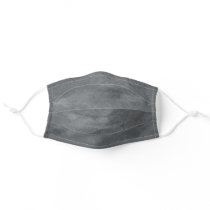 Simple Minimal Gray Texture for Him Men Adult Cloth Face Mask