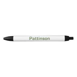 Simple minimal green add your text name photo cust pen