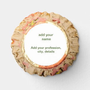 Simple minimal green add your text name photo cust reese's peanut butter cups