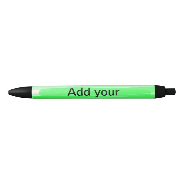 Simple minimal green shade add name text logo thro pen (Front)