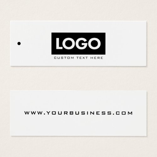 Simple Minimal Logo Clothing Label Hang Tag