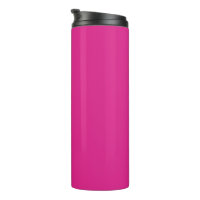 Simple Modern Personalized Pink Thermal Tumbler