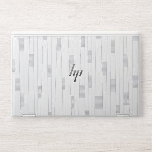 Simple, minimal, modern line graphic pattern HP laptop skin