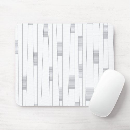 Simple minimal modern line graphic pattern mouse pad