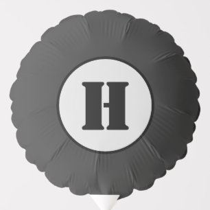 SIMPLE MINIMAL MODERN MONOGRAM ELEGANT STYLE CHIC BALLOON
