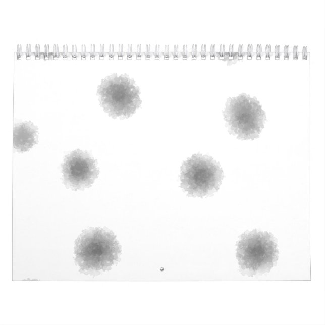 SIMPLE MINIMAL MODERN MONOGRAM ELEGANT STYLE CHIC  CALENDAR (Cover)