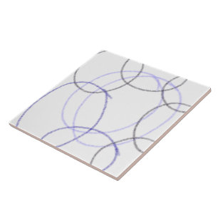 SIMPLE MINIMAL MODERN MONOGRAM ELEGANT STYLE CHIC  CERAMIC TILE