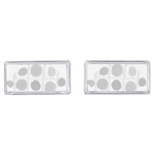 SIMPLE MINIMAL MODERN MONOGRAM ELEGANT STYLE CHIC  CUFFLINKS (Front)